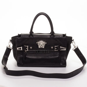 VERSACE Palazzo Buckle Donna Day Black Tote
